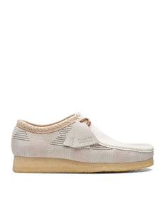 Clarks Wallabee Off White Hairy
