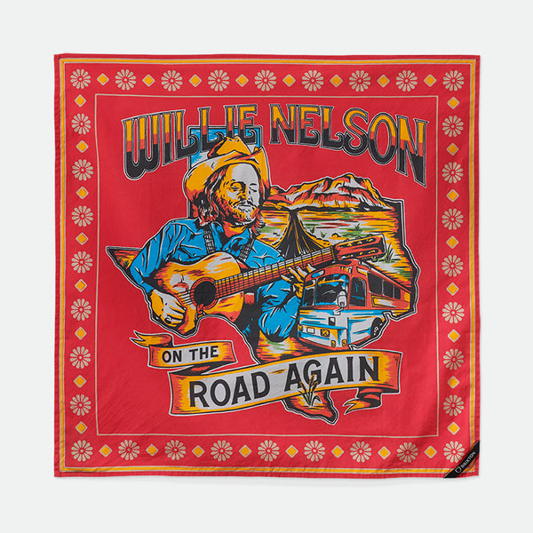 Brixton- Willie Nelson Road Bandana