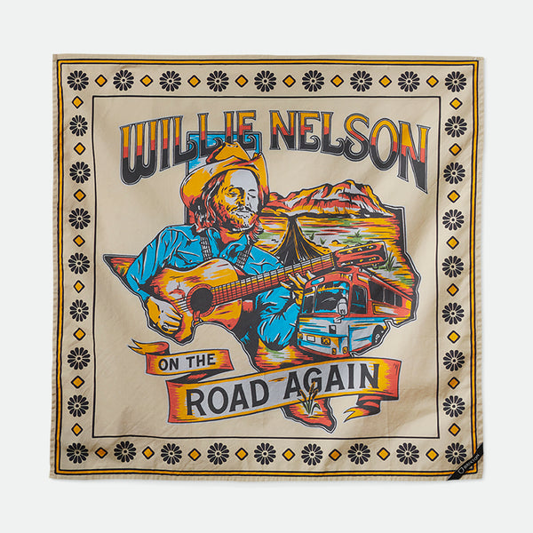 Brixton- Willie Nelson Road Bandana