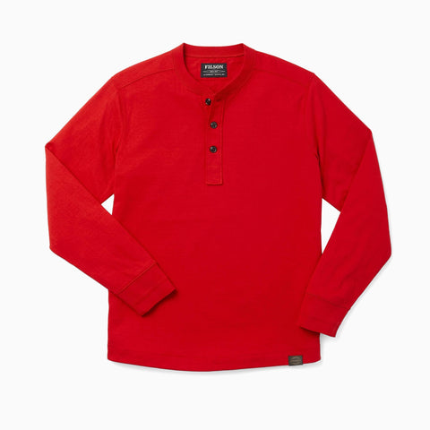 Filson Double Layer Henley Red